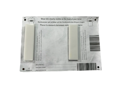 Etiqueta RFID Cronometraje Maratón 97x27mm con Espuma - Chip NXP UCODE 8