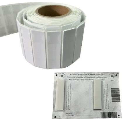 Etiqueta RFID Cronometraje Maratón 97x27mm con Espuma - Chip NXP UCODE 9
