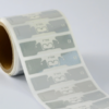 Etiqueta RFID Cronometraje Maratón 97x27mm PET Transparente - Chip NXP UCODE 8