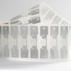 Etiqueta RFID Cronometraje Maratón 97x27mm PET Transparente - Chip NXP UCODE 8