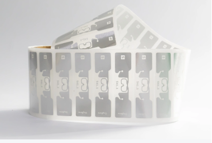 Etiqueta RFID Cronometraje Maratón 97x27mm PET Transparente - Chip NXP UCODE 8